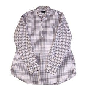 Ralph Lauren Shirt Mens XL Multicolor Check Full Sleeve Regular Fit Vintage